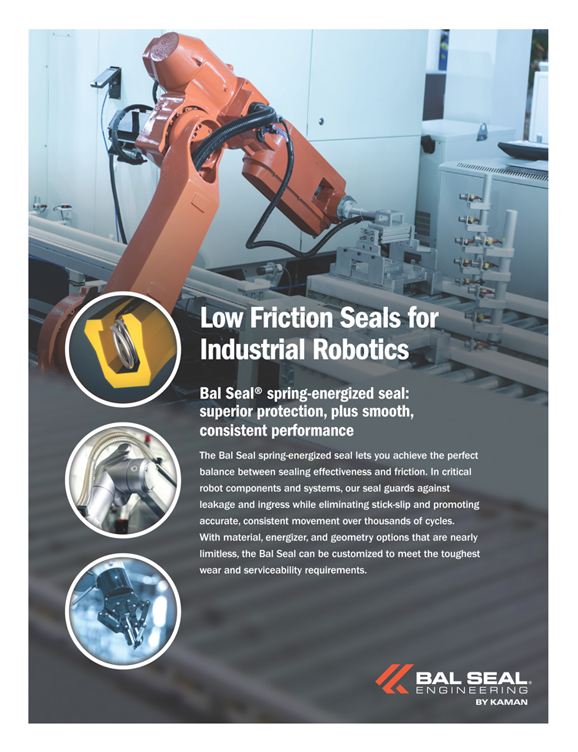 reference guide that covers how seals are one of the most important robotic arm components